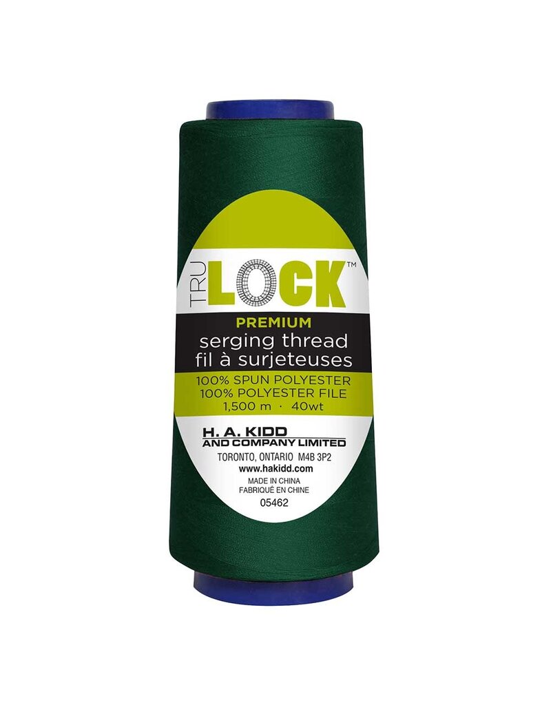 Trulock 1500m serger thread (cone)- Hunter