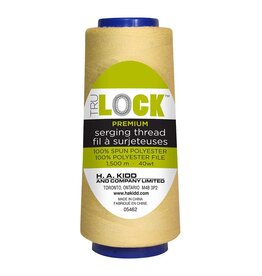Trulock 1500m serger thread (cone) - Gold