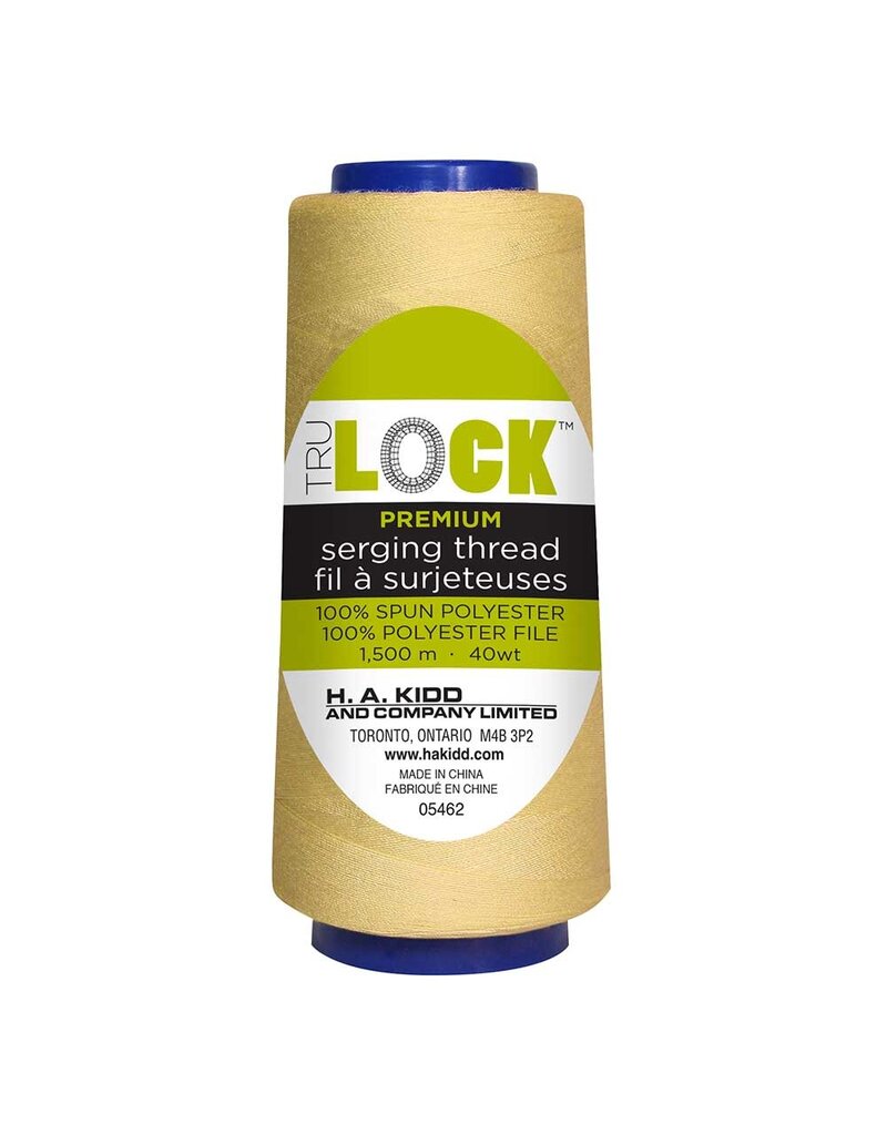 Trulock 1500m serger thread (cone) - Gold