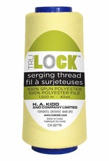 Trulock 1500m serger thread (cone)- yellow