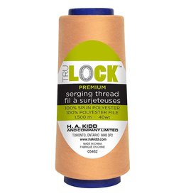 Trulock 1500m Serger Thread (cone) - Apricot Cream