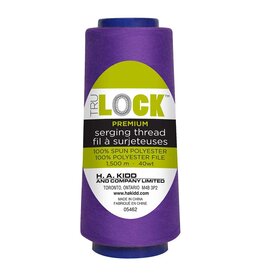 Trulock 1500m serger thread (cone)- Purple