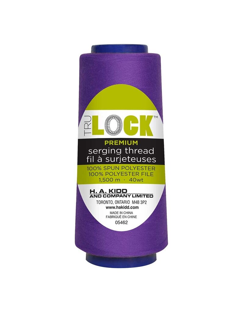 Trulock 1500m serger thread (cone)- Purple