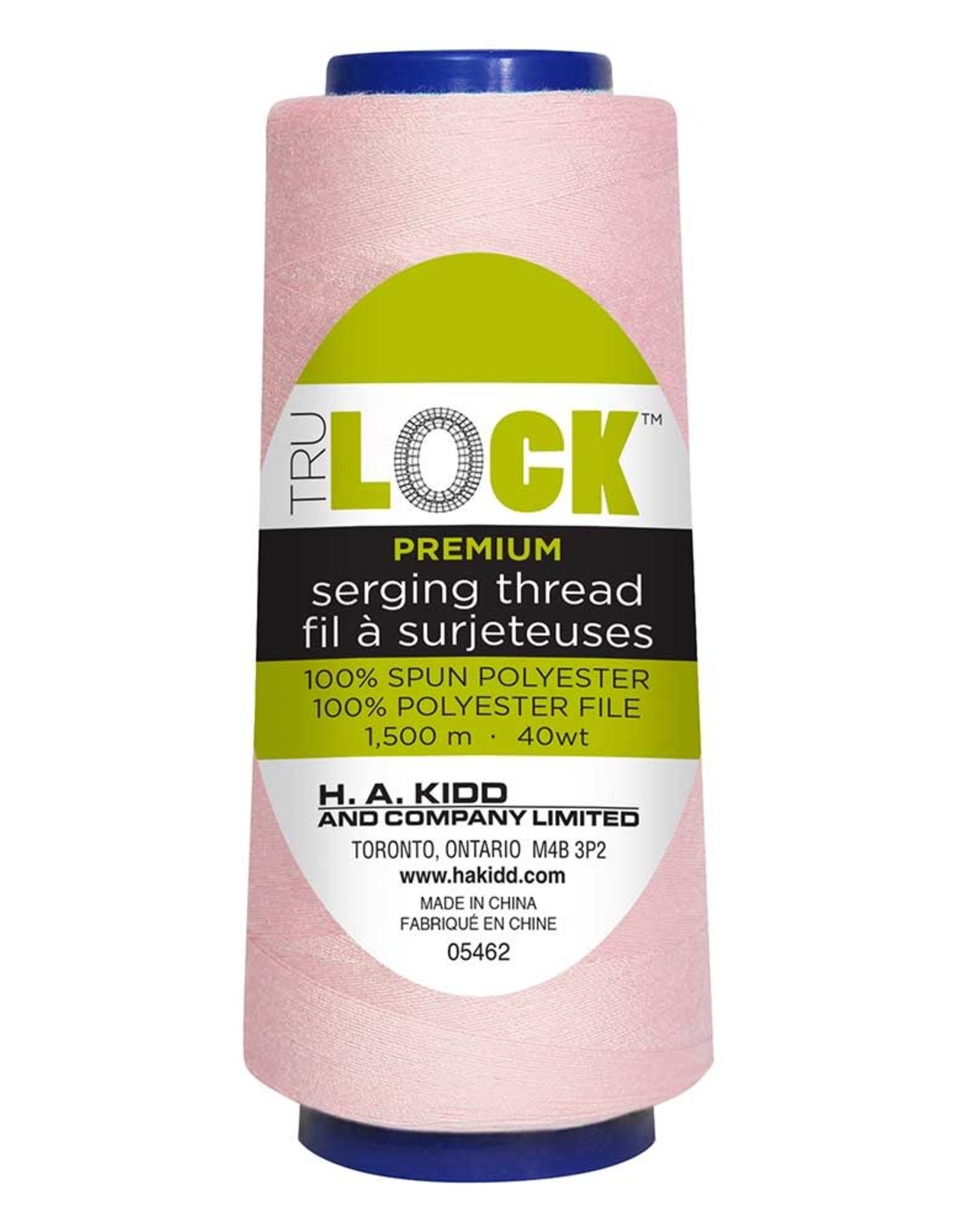 Trulock 1500m serger thread- Pink