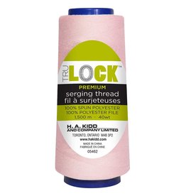 Trulock 1500m serger thread- Pink