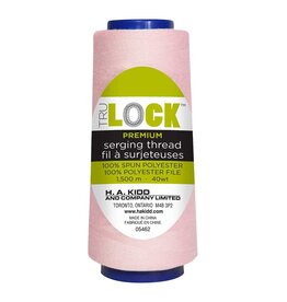 Trulock 1500m serger thread- Pink