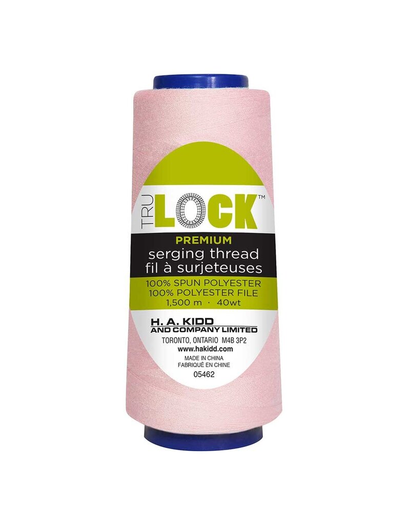 Trulock 1500m serger thread- Pink