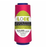 Trulock 1500m serger thread (cone) - Hot Pink