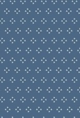 Poppy and Posey French Knots navy (1/2m) C10584R-NAVY