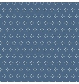 Poppy and Posey French Knots Navy  - C10584R-NAVY