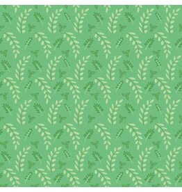 Poppy and Posey Leaves Green  - C10585R-GREEN