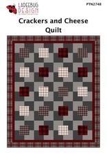Ladeebug Design Crackers and cheese quilt pattern (57" x 69")