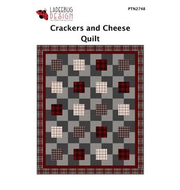 Ladeebug Design Crackers and cheese quilt pattern (57" x 69")