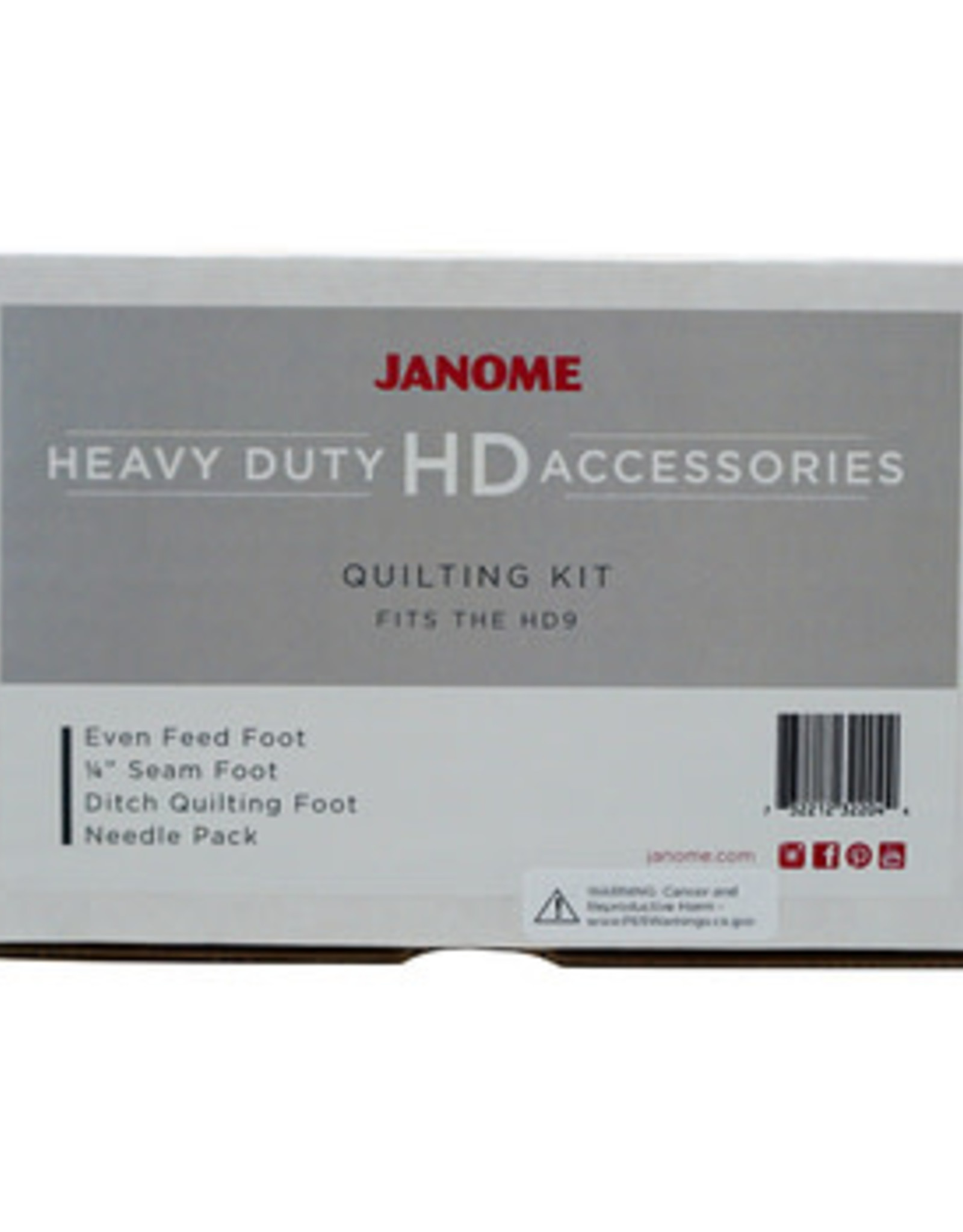 Janome Heavy duty quilting kit HD9