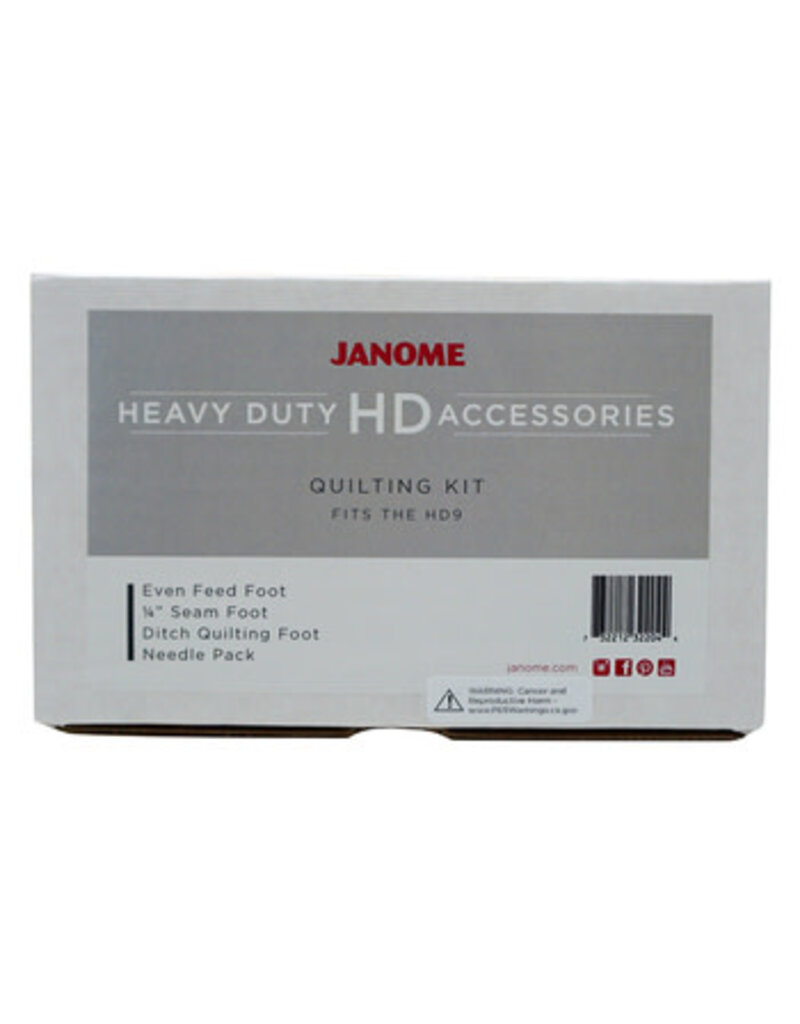 Janome Heavy duty quilting kit HD9
