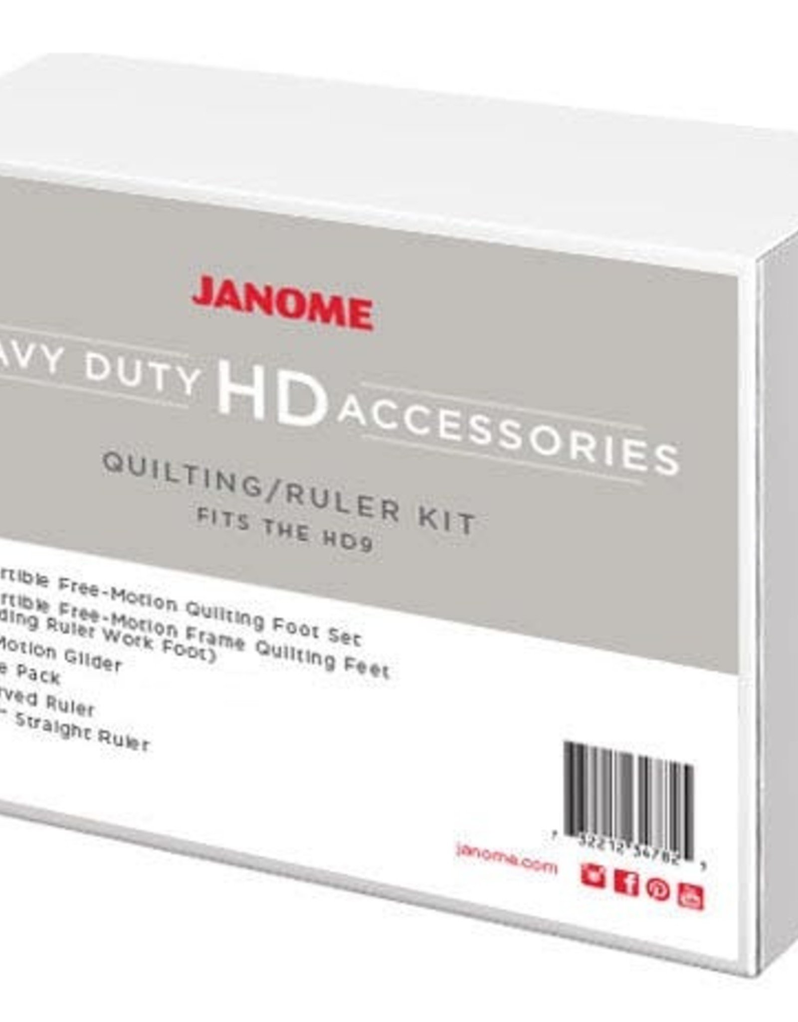 Janome HD Quilting and Ruler kit- fits the HD9