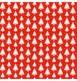 Peppermint Trees Red (1/2m)- 90373-26