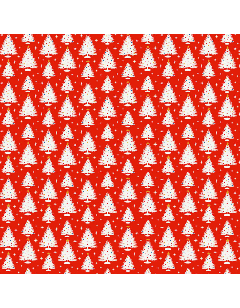 Peppermint Trees Red (1/2m)- 90373-26