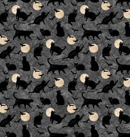 Black Cat Capers Cats Chasing Moon (1/2m)