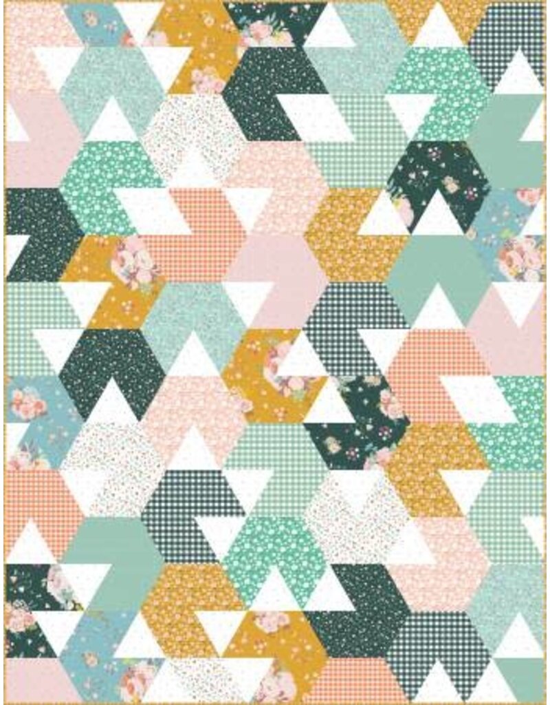 Tarin Studios Allie Perry Hex is Gone Quilt Pattern