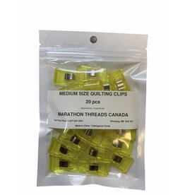 Quilting Clips - Medium 20 pcs Yellow