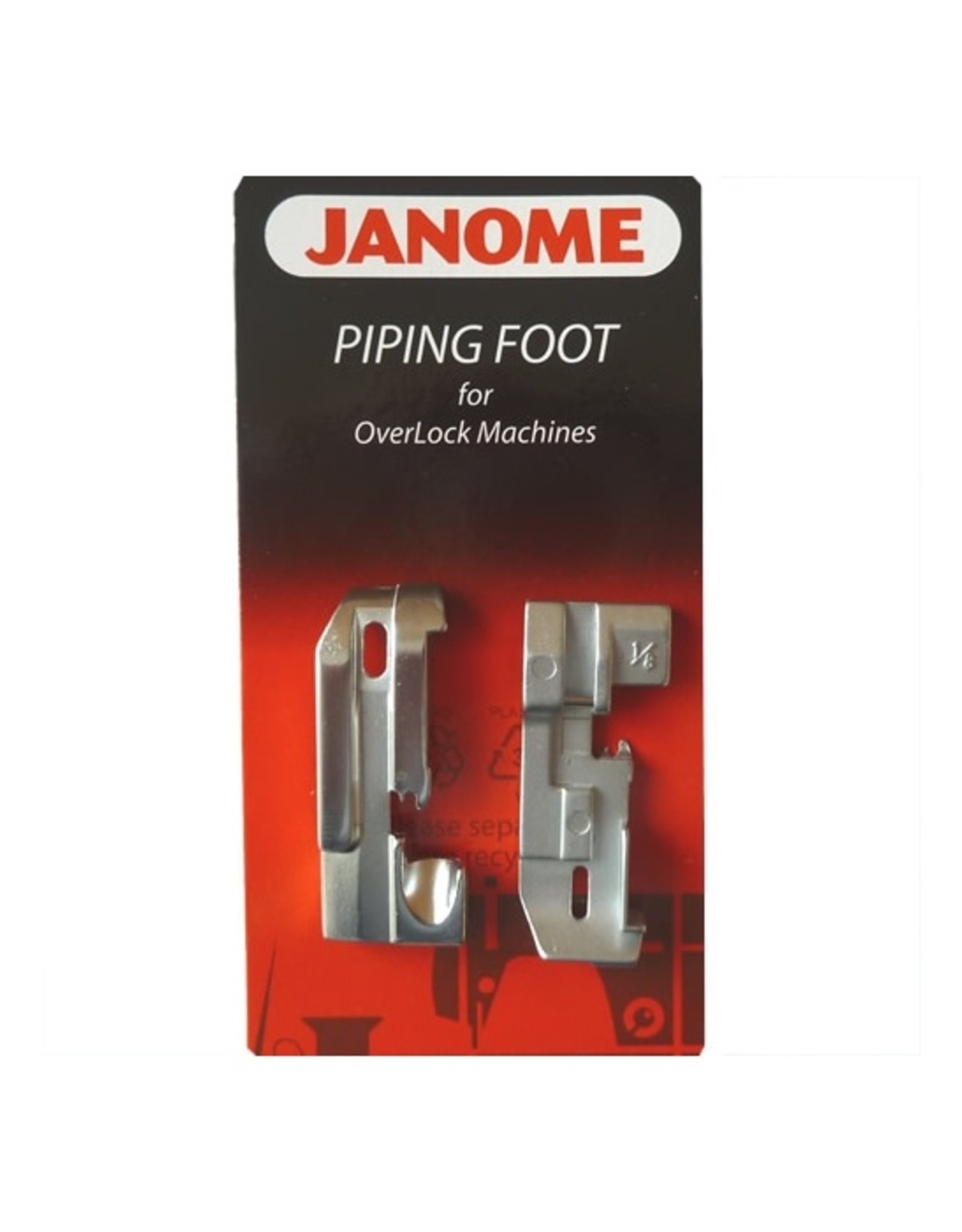 Janome Piping foot for overlock machines - 202039000