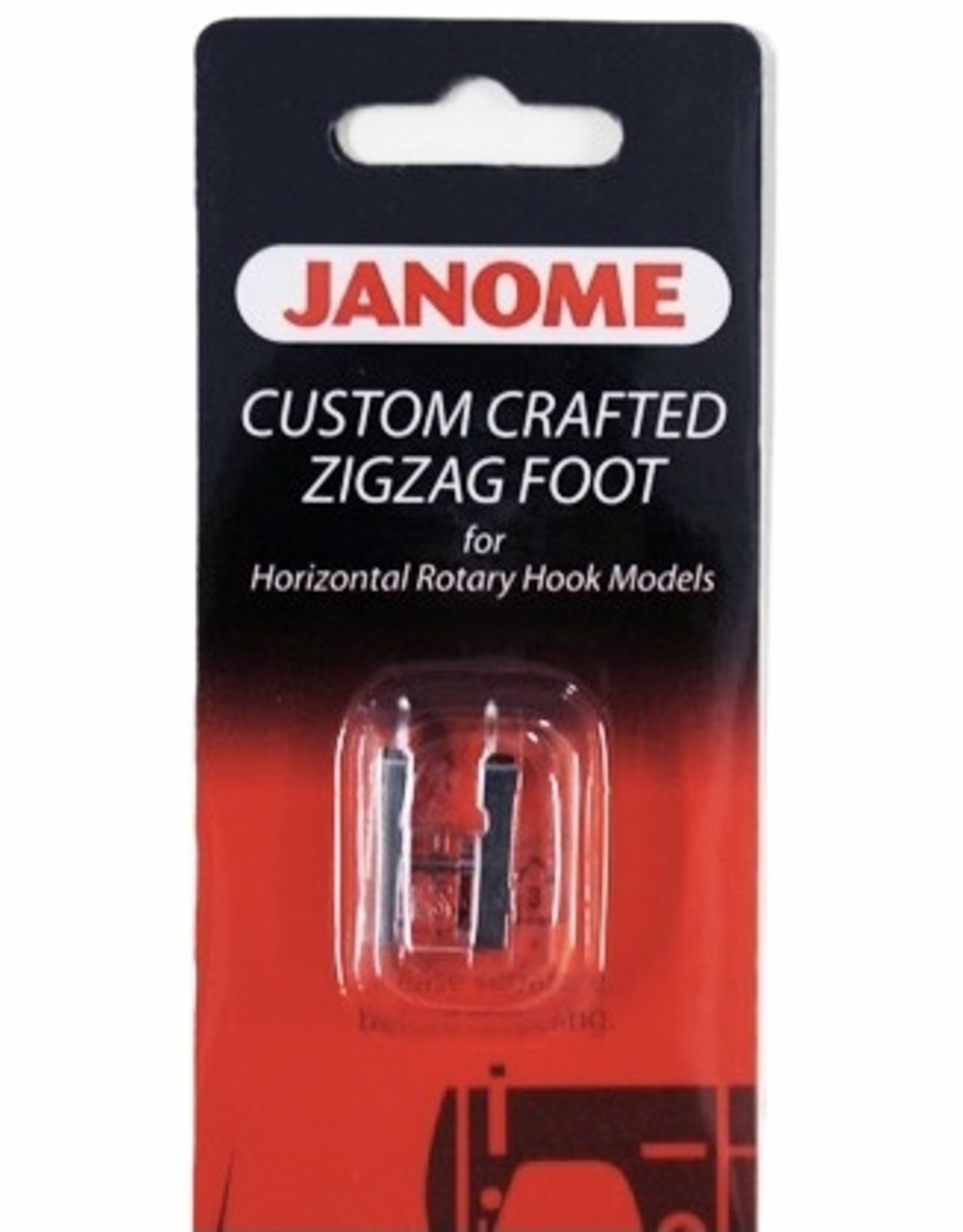 Janome Custom crafted zig zag foot horizontal- 200137003