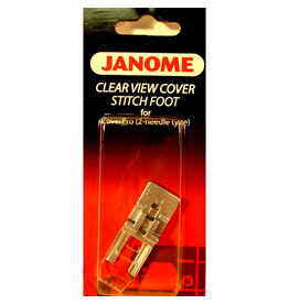 Janome Clear View Cover Stitch Foot 2 needle types (900cpx)- 795821103