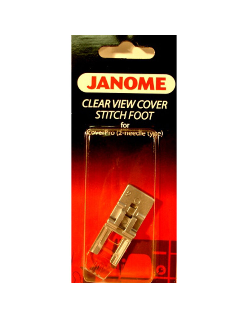 Janome Clear View Cover Stitch Foot 2 needle types (900cpx)- 795821103
