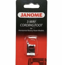 Janome 3 way cording foot horizontal- 200345006