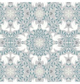 Glow Scandi Birds on Silver C74-1