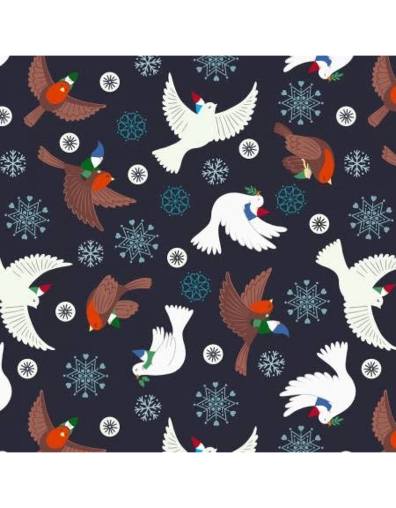 Glow Flying Tomten on Charcoal C75-3