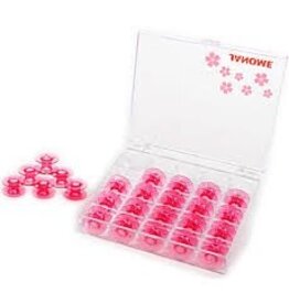 Janome Bobbin Case Pink (25 pack)