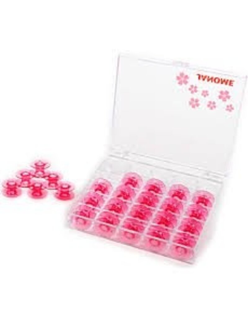 Janome Bobbin Case Pink (25 pack)