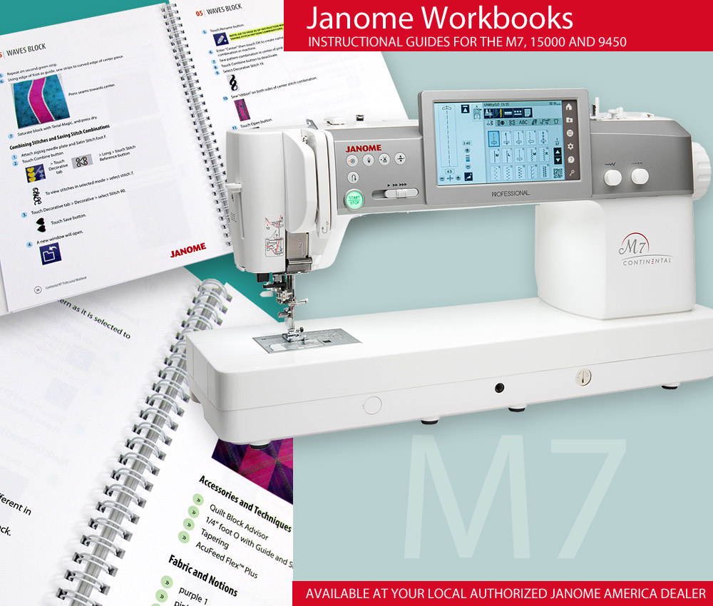 Continental M7 Workbook Dominion Sewing Centre & Studio