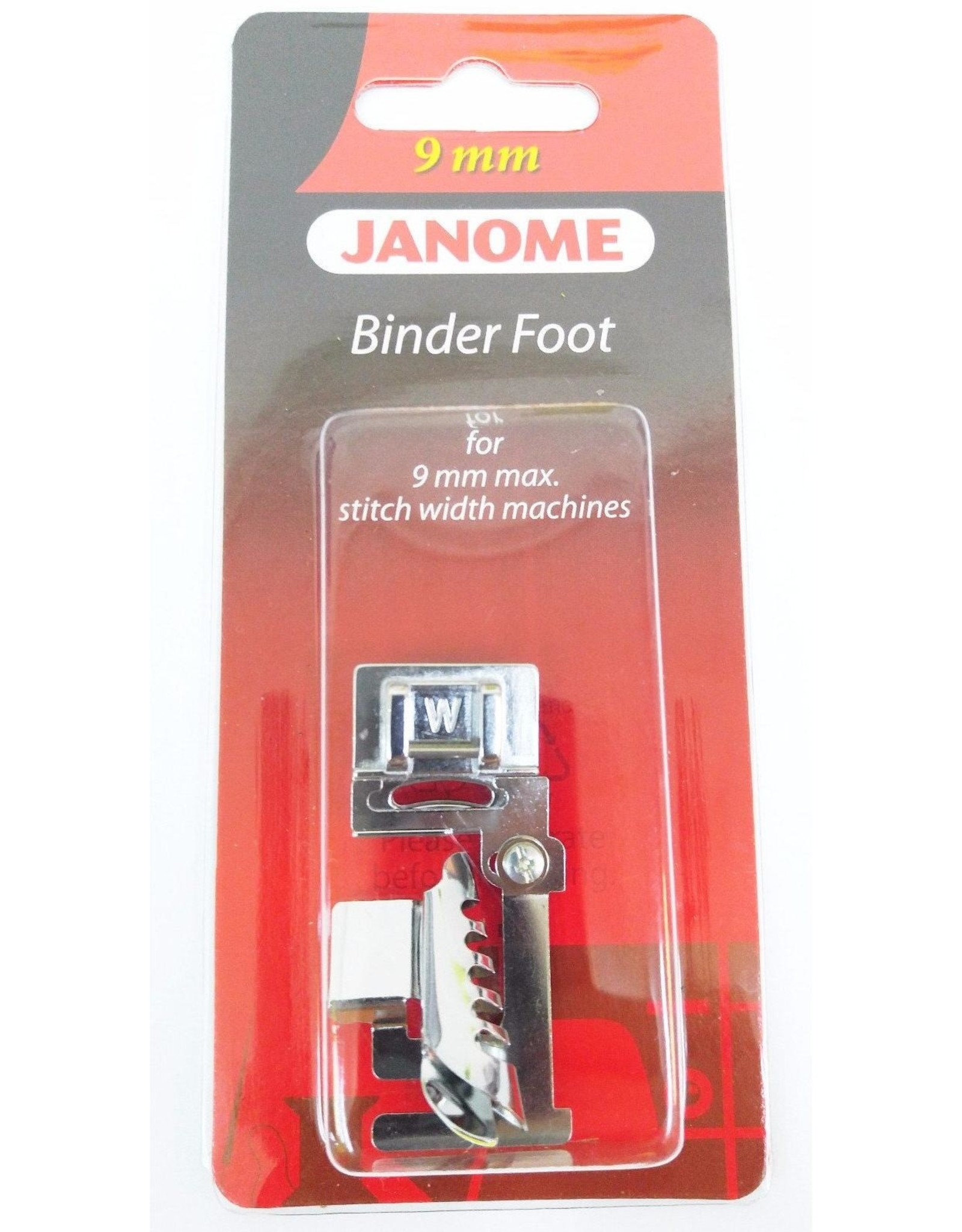 Janome 9mm Binder Foot- 202099008