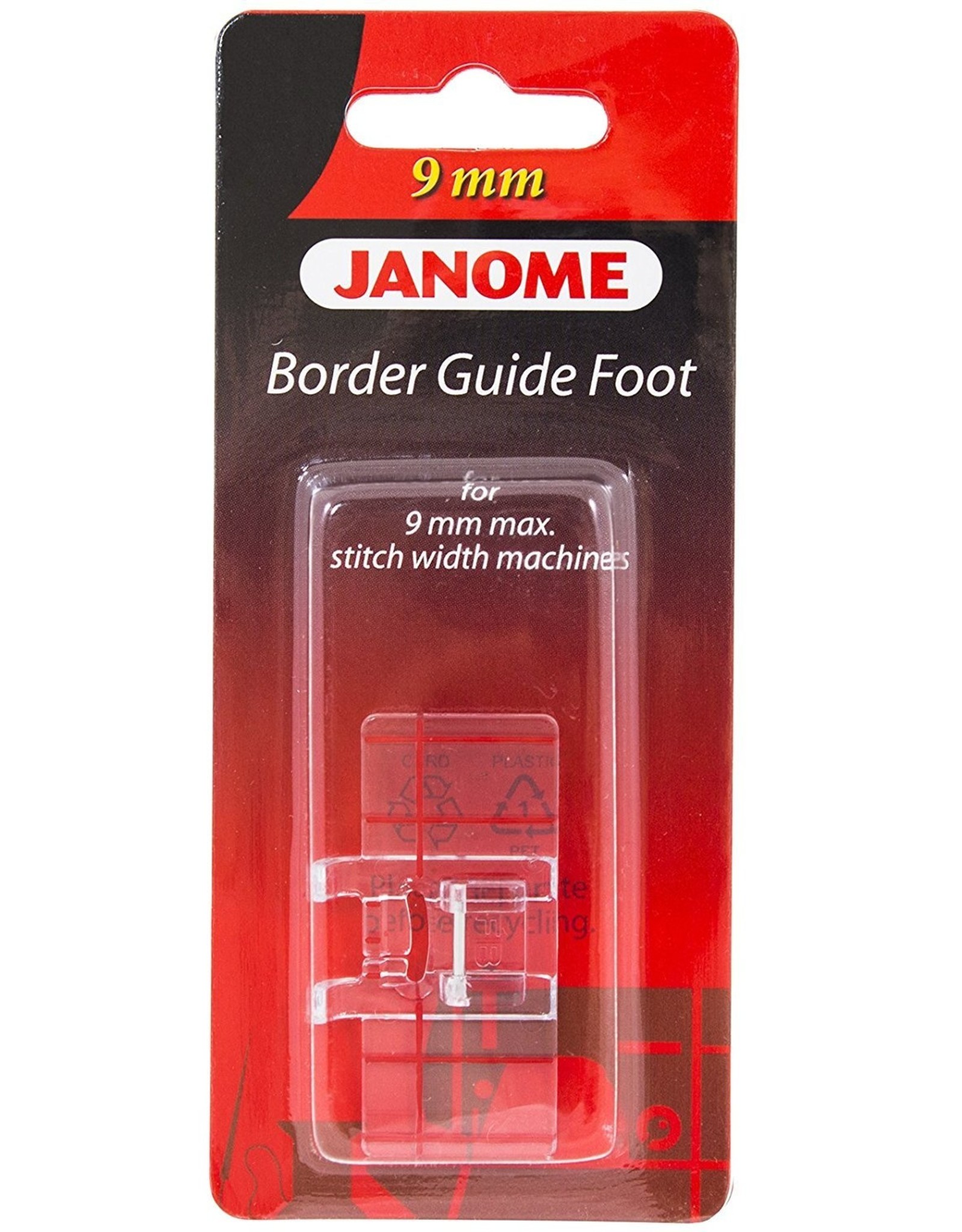 Janome Border Guide Foot 9mm- 202084000