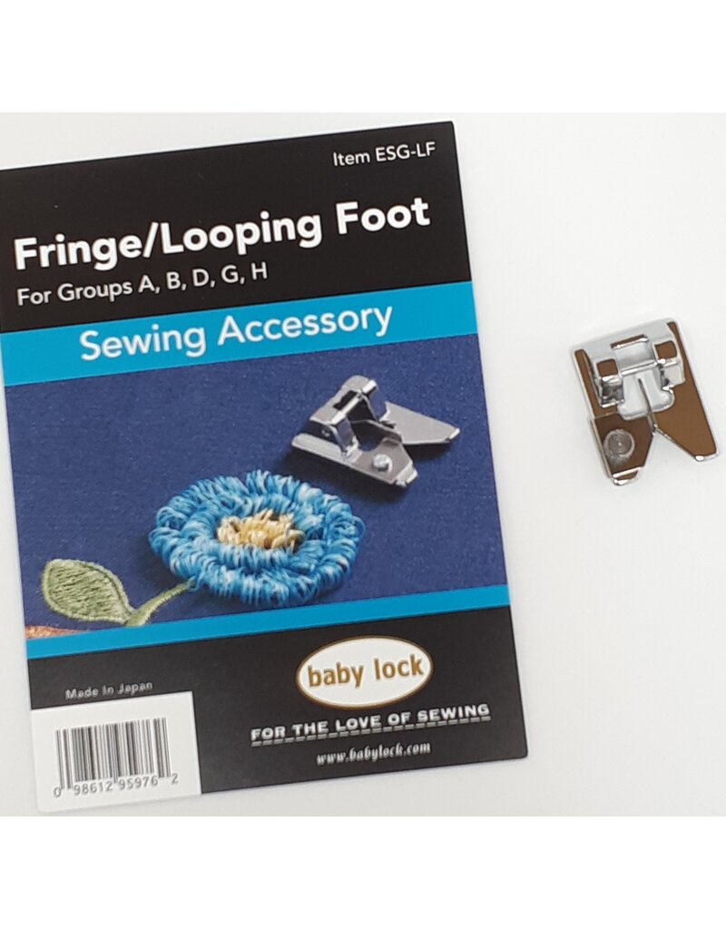 Babylock Fringe/looping foot (groups A,B,D,G,H)- ESG-LF