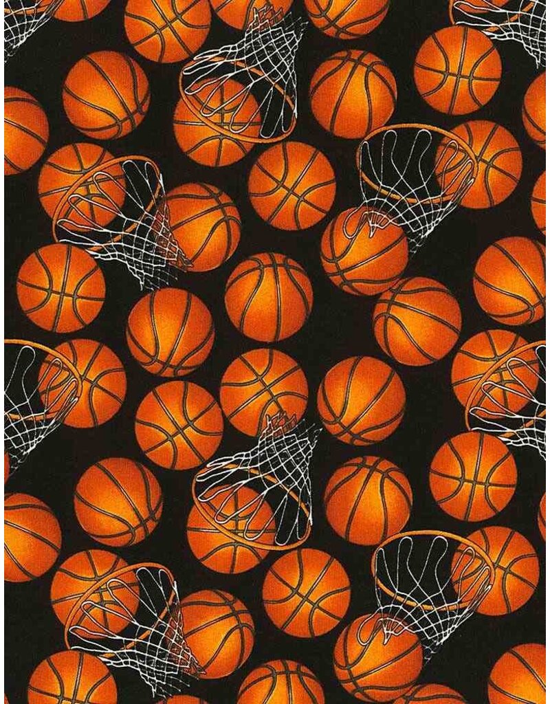 Timeless Treasures Basketball and Hoops