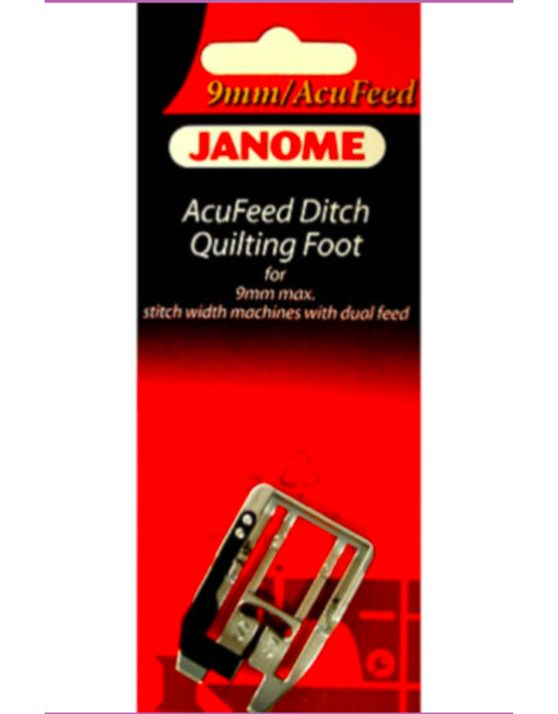 Janome Acufeed ditch quilting foot 9mm- 202103006