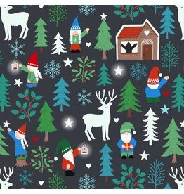 Glow Forest on Charcoal C71-3