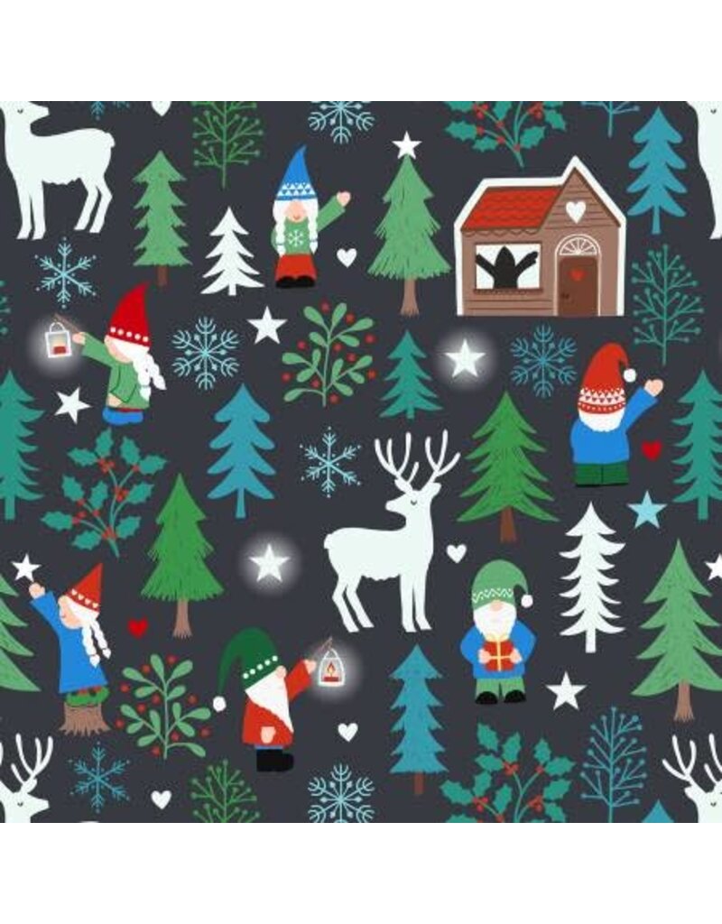 Glow Forest on Charcoal C71-3