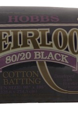 Batting Heirloom 80/20 queen BLACK