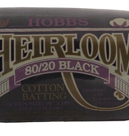 Heirloom 80/20 queen BLACK Batting