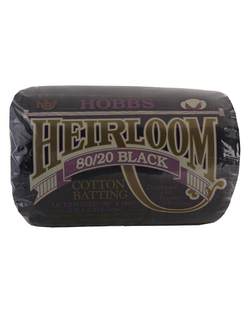 Heirloom 80/20 queen BLACK Batting