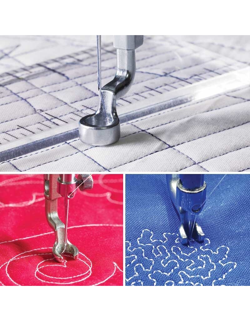 Hopping foot set for Q'nique 21 Pro (4 piece)