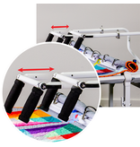 Expandable handles for hoop frame