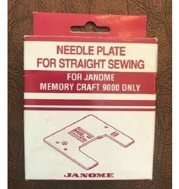 Janome Needle plate for straight sewing - Mc 9000 only