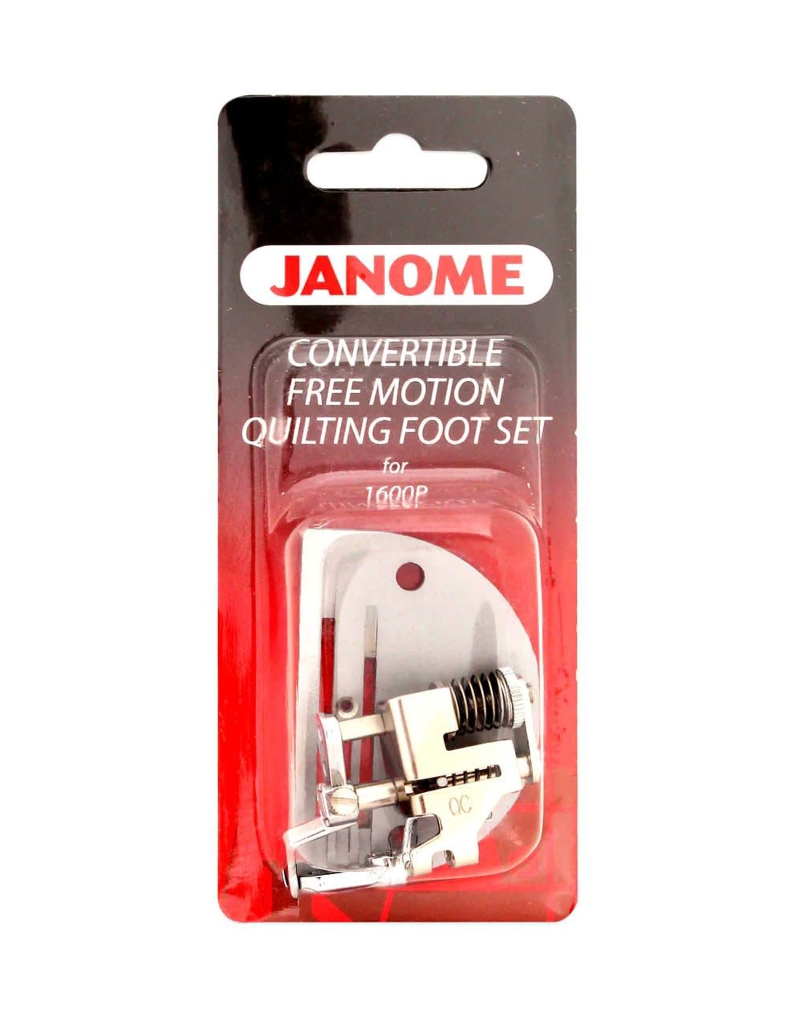 Janome Convertible free motion quilting foot set for 1600P- 767433004