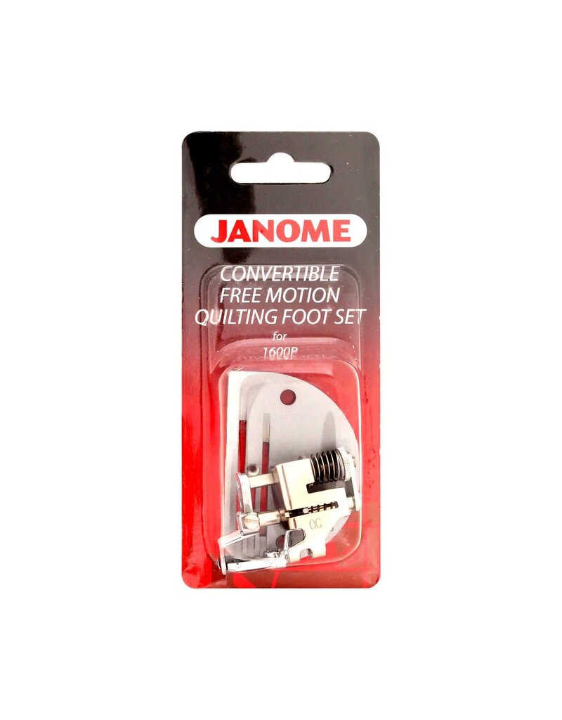 Janome Convertible free motion quilting foot set for 1600P- 767433004